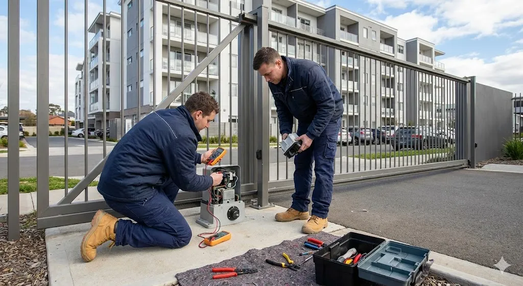 Portail motorisé de copropriété